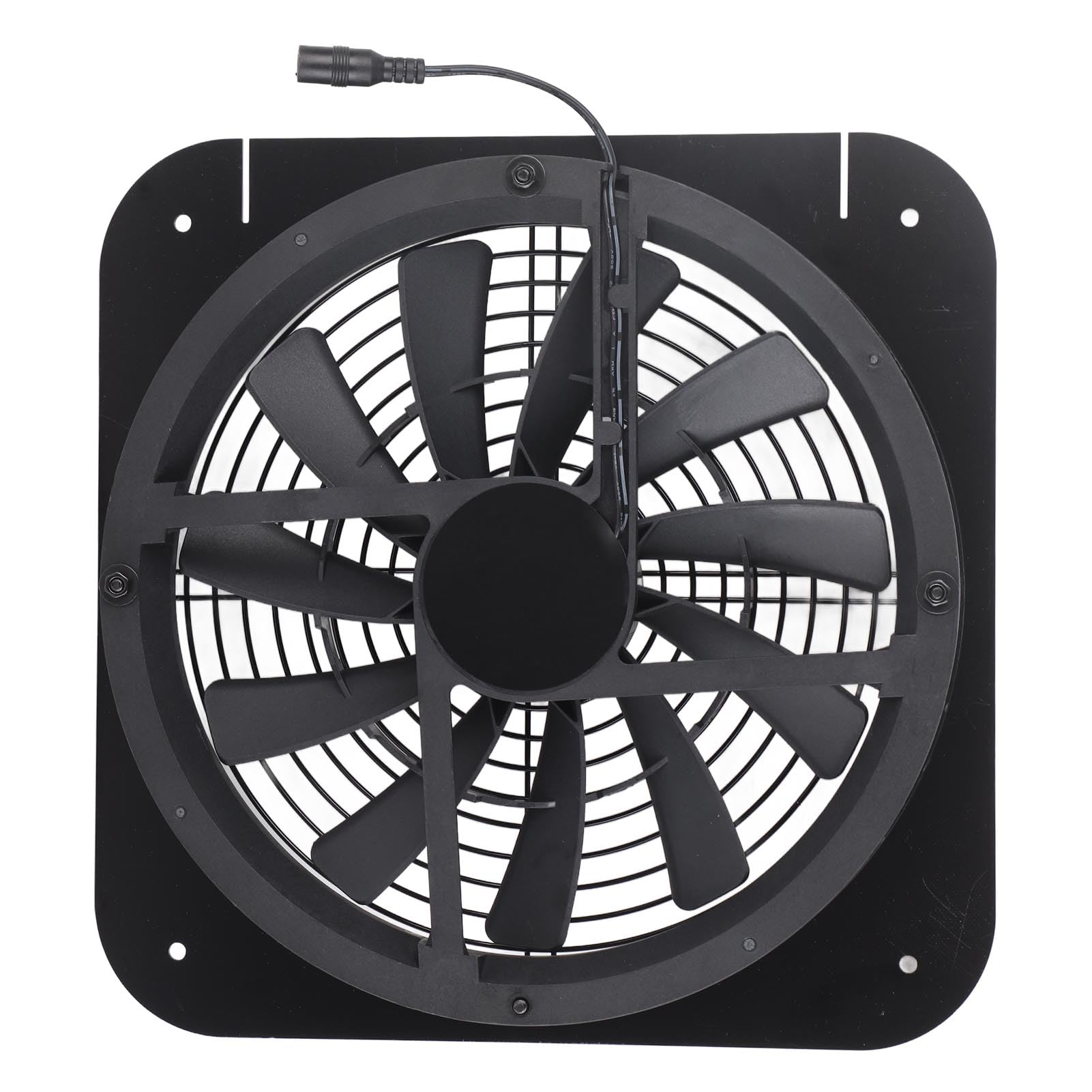 Dilwe Ventilatore di Scarico Ad Energia Solare da 100 W Ad Alta Efficienza per Pollaio per Animali Domestici in Serra RV 13,5 Pollici