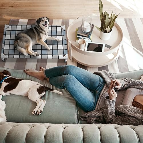 Miniatura 5 de Cama elevada para perros al aire libre, cama elevada para perros al aire libre, cama elevada para mascotas, cuna para una vida de sabor mediano de