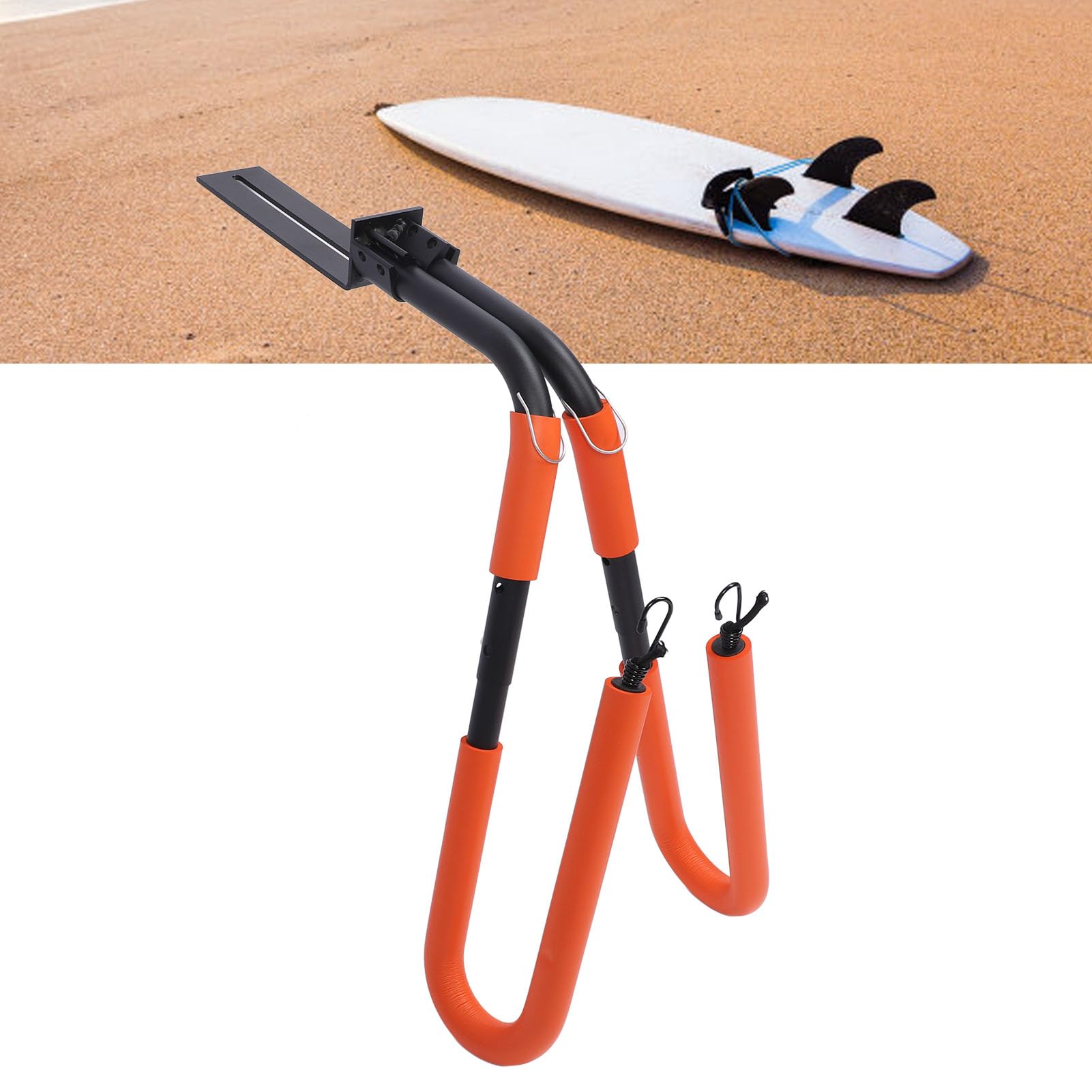 Cycling Surfboard Rack, Longboard Holder for Bikes and Scooters