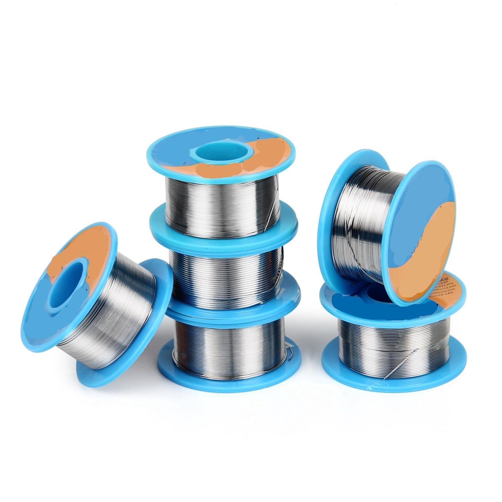 3 pezzi 40 g nucleo di colofonia delicato 183 ℃ punto di fusione 0,2-0,8 mm filo di saldatura ad alta purezza flusso di saldatura cavo di ferro(0.2mm)