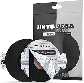 Sensor Patches for Guardian 4,Libre 3 & Lingo, G7 & Stelo, 30pcs Easy-Peel Pre Cut Backing Adhesive Patches,Waterproof and Breathable Overpatches,No Glue in Center for 14+ Days (Black)