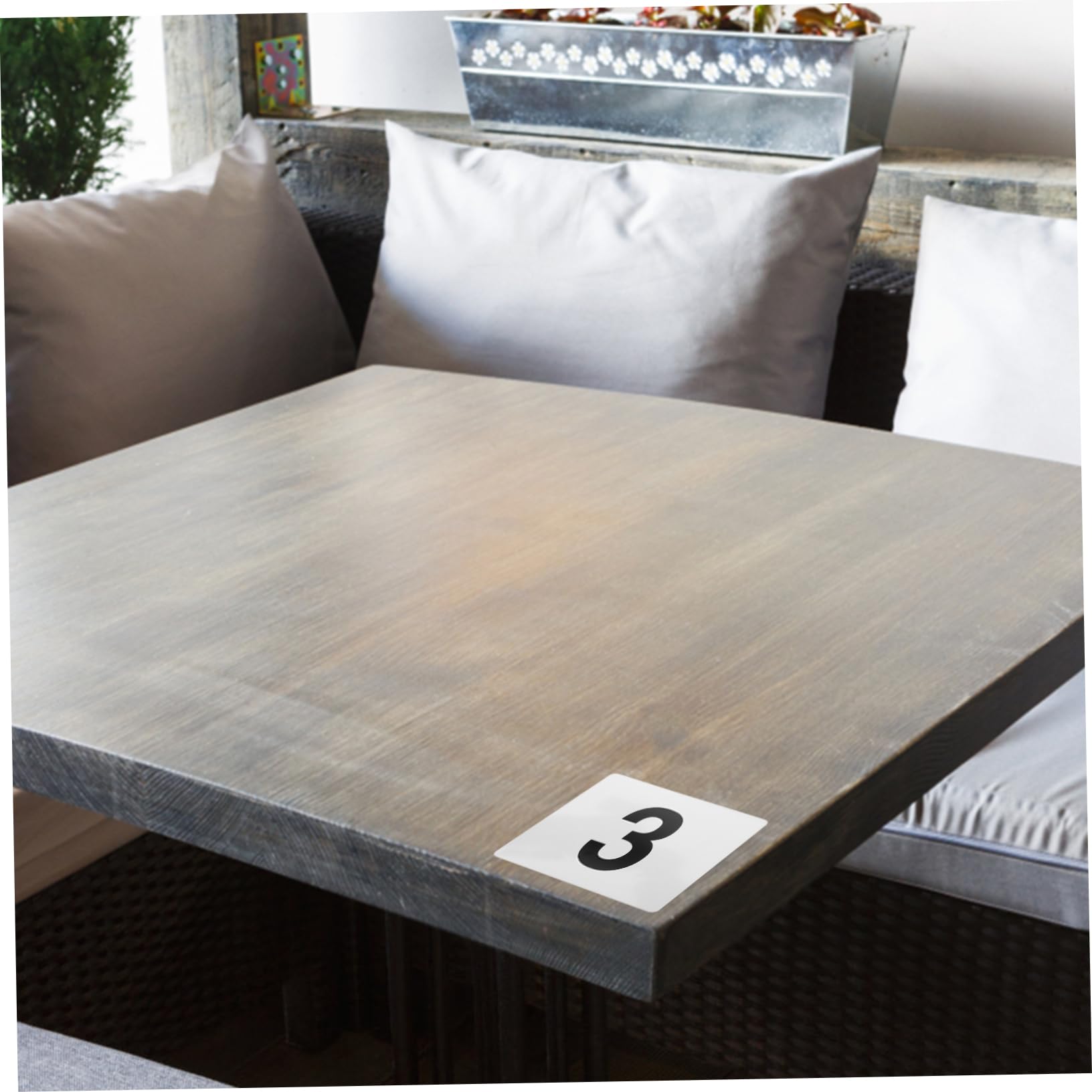 2 Sätze Tischkarten aus Doppelseitige Tischnummern für Hochzeiten Platzkarten für Veranstaltungen Wiederverwendbar und Leicht für Restaurants und Feiern