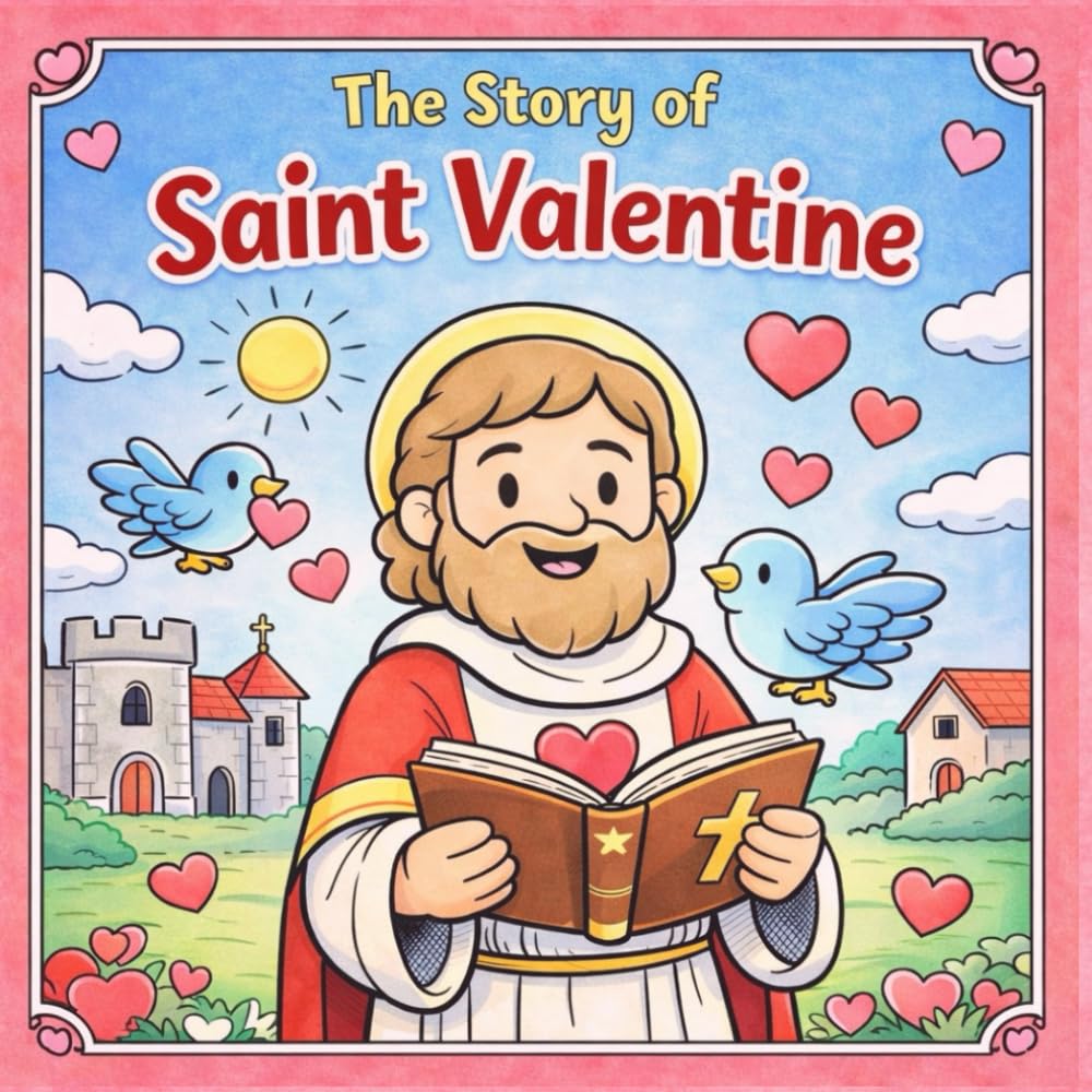 The Story of Valentine : Story and Coloring Book for Kids: A Sweet Children’s Story & Coloring Book About Love, Kindness, and Helping Others