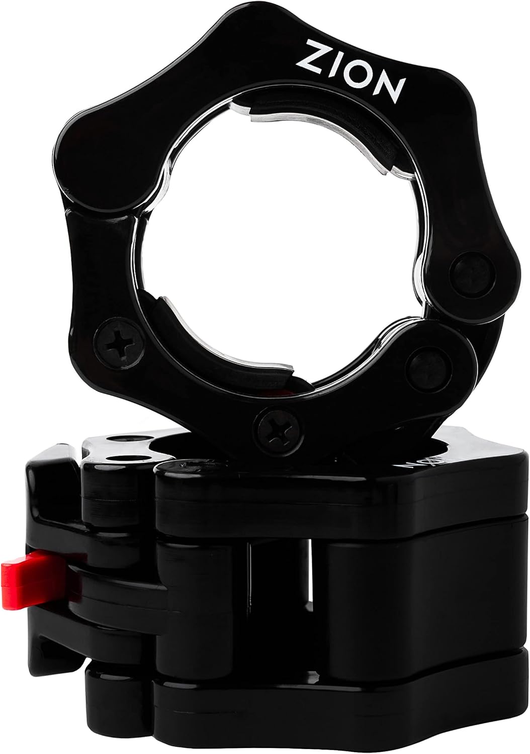 Zion Fitness Olympic Barbell Clamps 2 inch Quick Release Pair of Locking 2" Pro Olympic Weight Bar Plate Locks Collar Clips for Workout Weightlifting Fitness Training : Sports & Outdoors