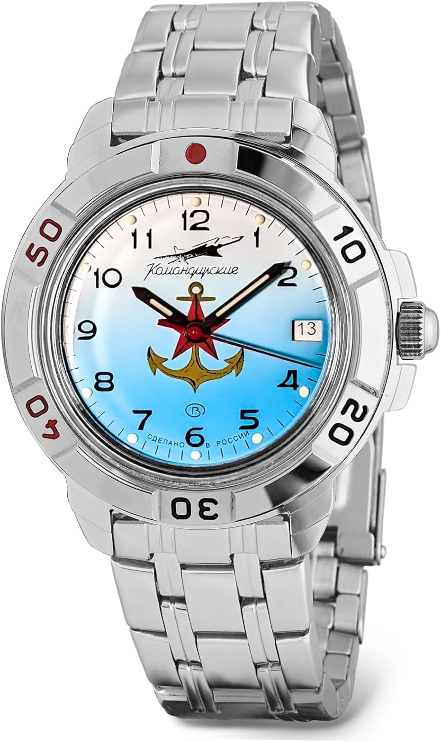 VOSTOK | Komandirskie Naval Air Forces Commander Russian Military Mechanical Wrist Watch | Fashion | Business | Casual Men’s Watches | Model Series 084
