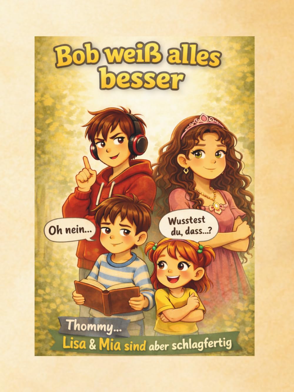 Bob weiß alles besser: Thommy, Lisa und Mia sind aber schlagfertig