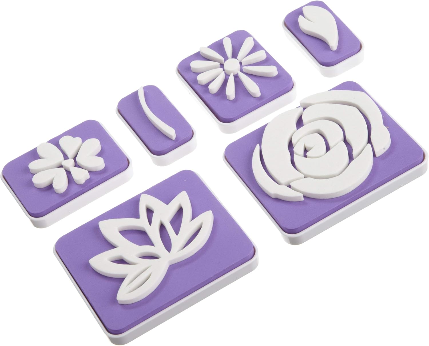 Wilton 6Piece Flowers Stamp Set Trivets Home & Kitchen