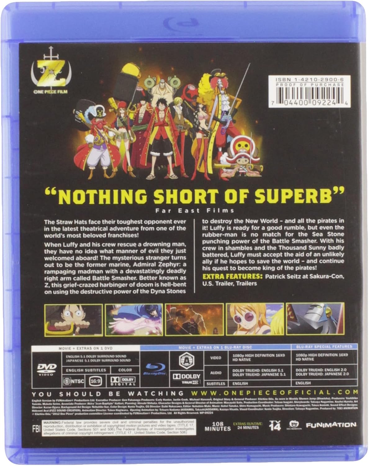 Amazon Co Jp ワンピース フィルムz 北米版 One Piece Film Z Blu Ray Dvd Import Dvd ブルーレイ Amazon Co Jp ワンピース フィルムz 北米版 One Piece Film Z Blu Ray Dvd Import Dvd ブルーレイ