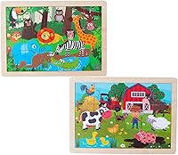 Vista 16 de Noah - Rompecabezas para niños pequeños de 3 a 5 años, 48 piezas de juguetes educativos de aprendizaje preescolar, regalo para bebés, niños y niñas