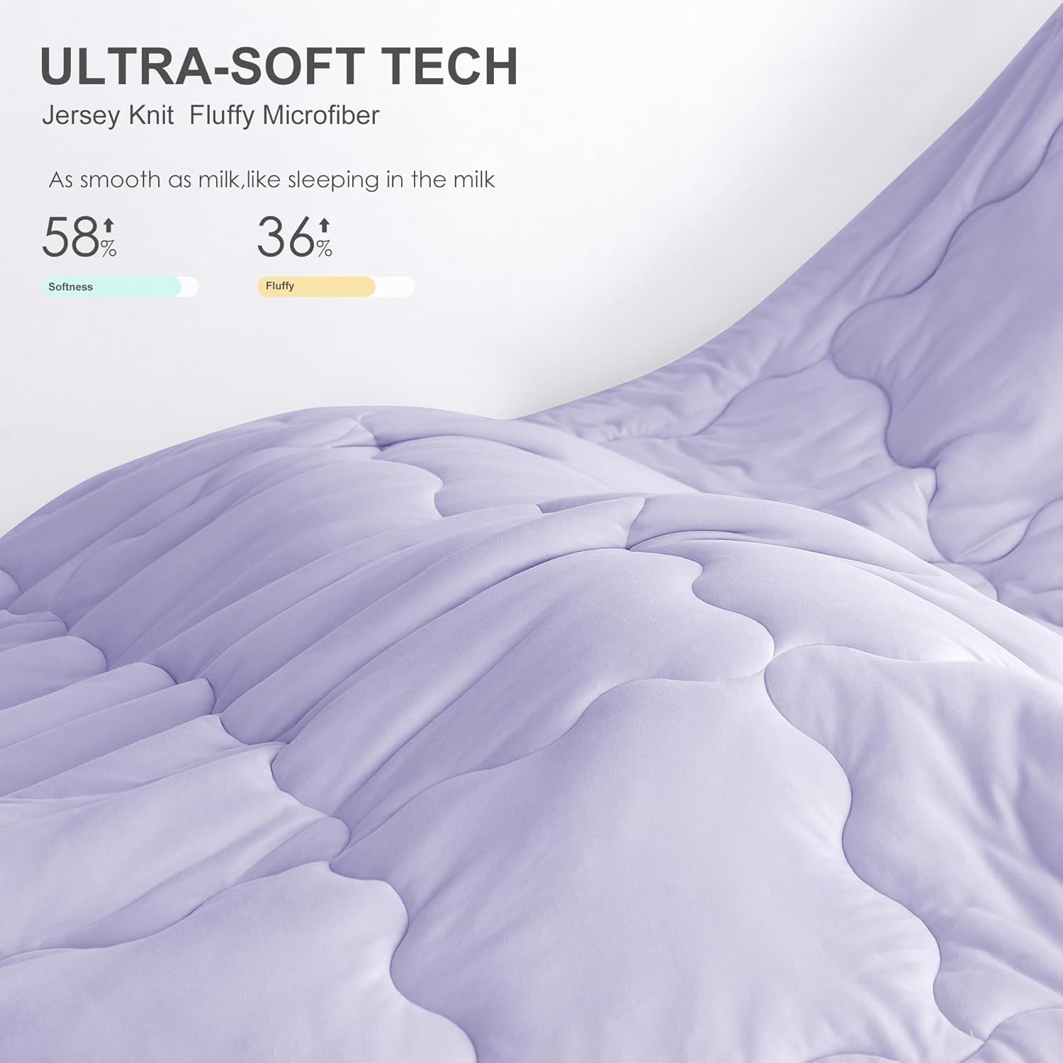 COTTEBED 3 Pieces Softness Comforter Set KING Size Bed, California Cal King Jersey Knit T-Shirt Feel Ultra-Soft Comy Lightweight 1 Bedding Quilt Blanket Conforter & 2 Pillowsham All Season Olive Green - Image 4