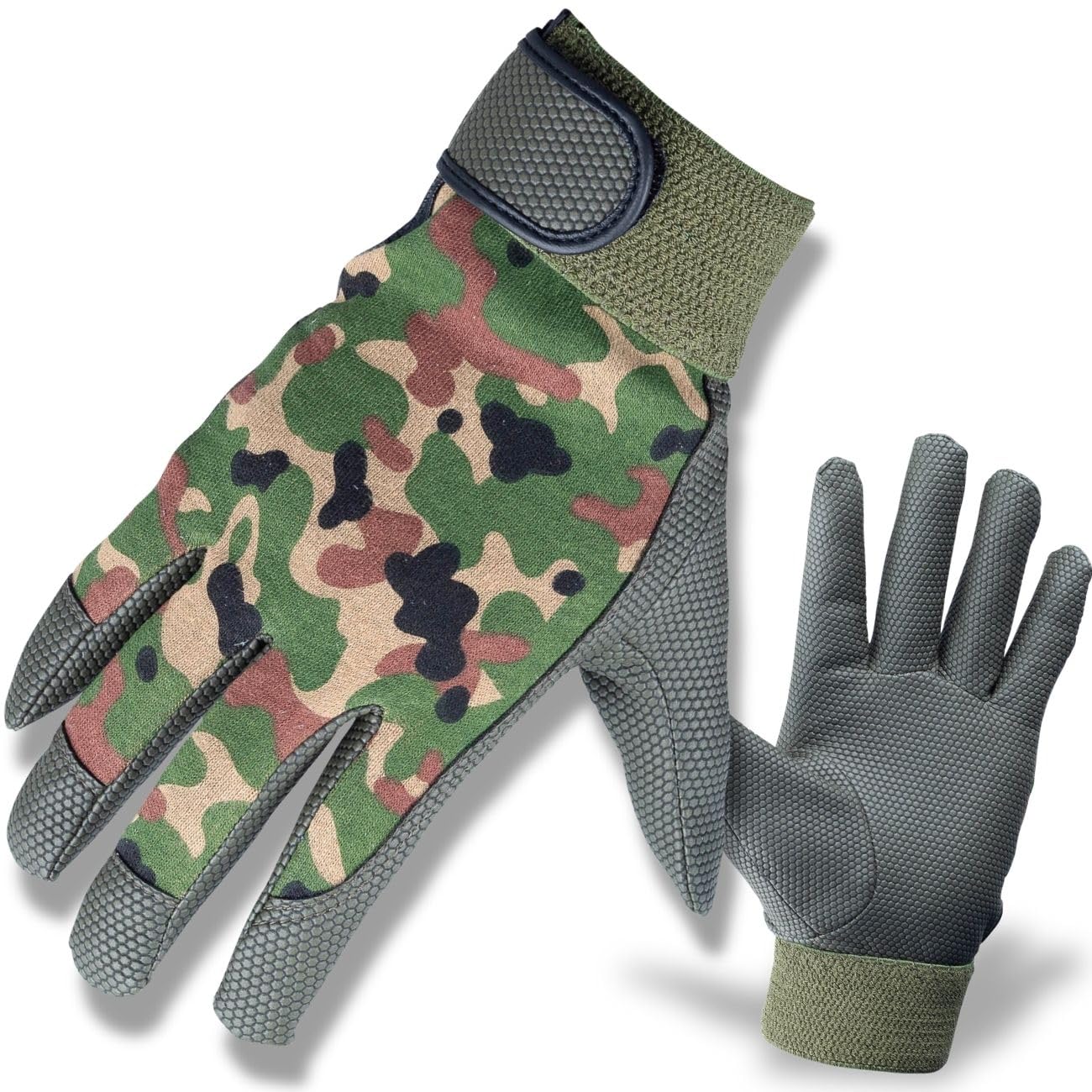 Amazon.co.jp: [PROHANDS] PUライナーアルファ 迷彩 作業用手袋 薄手