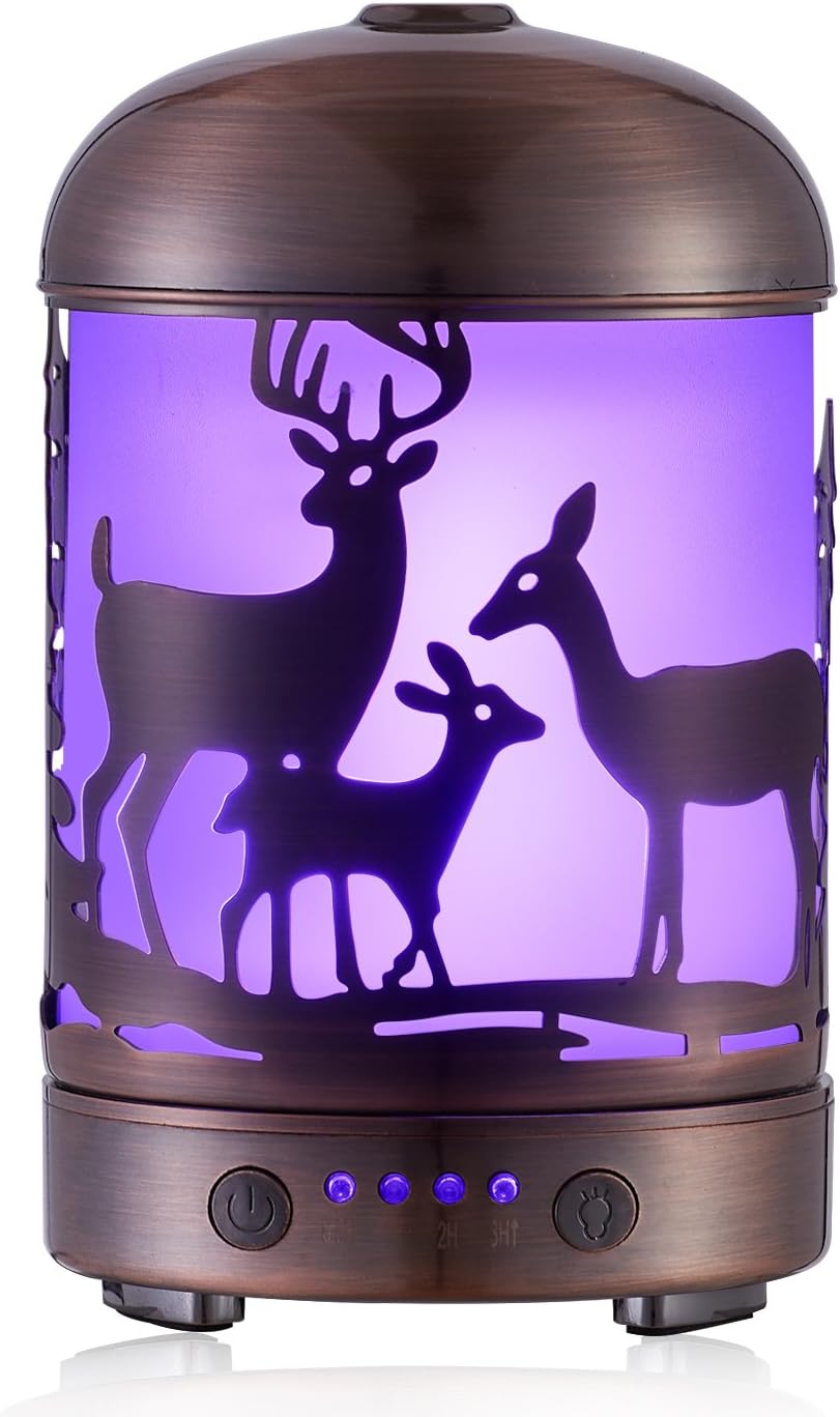 Metal Essential Oil Aromatherapy Diffuser Ultrasonic Cool