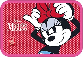Seven Minnie - Fiambrera para guardería y Escuela, Color Rojo, 0,85 litros, para guardería y Escuela Primaria, niña, Rojo, Moderno