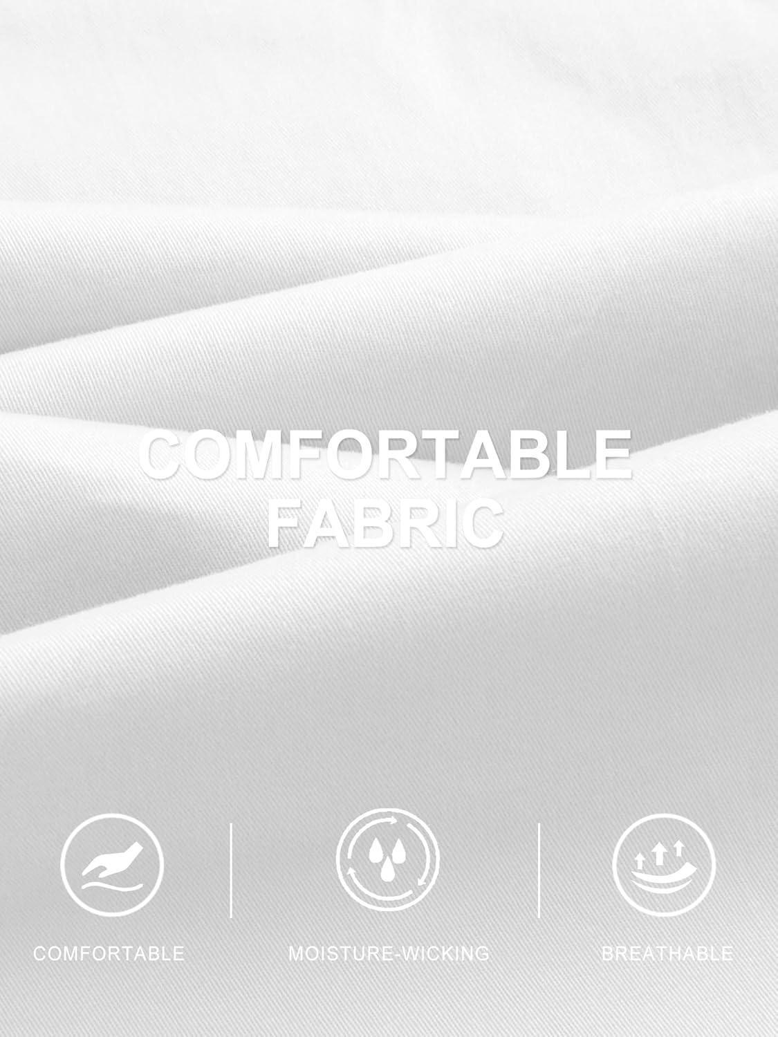 HOTake Men's Joggers Casual Lightweight Elastic Waist Drawstring Hiking Chino Pants Men - Image 6