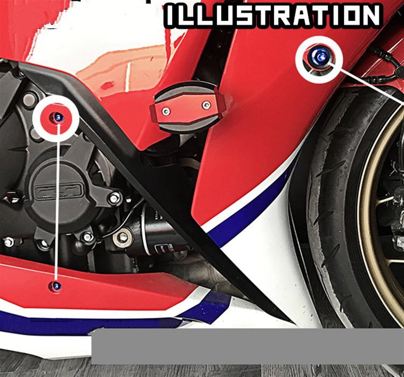 Motorfiets Compleet Volledige Kuip Bouten Kit Spits Moeren Clips Schroeven Staal Voor YZF-R3 YZF-R25 R3 R25 2015-2019 Punaise (Color : Black