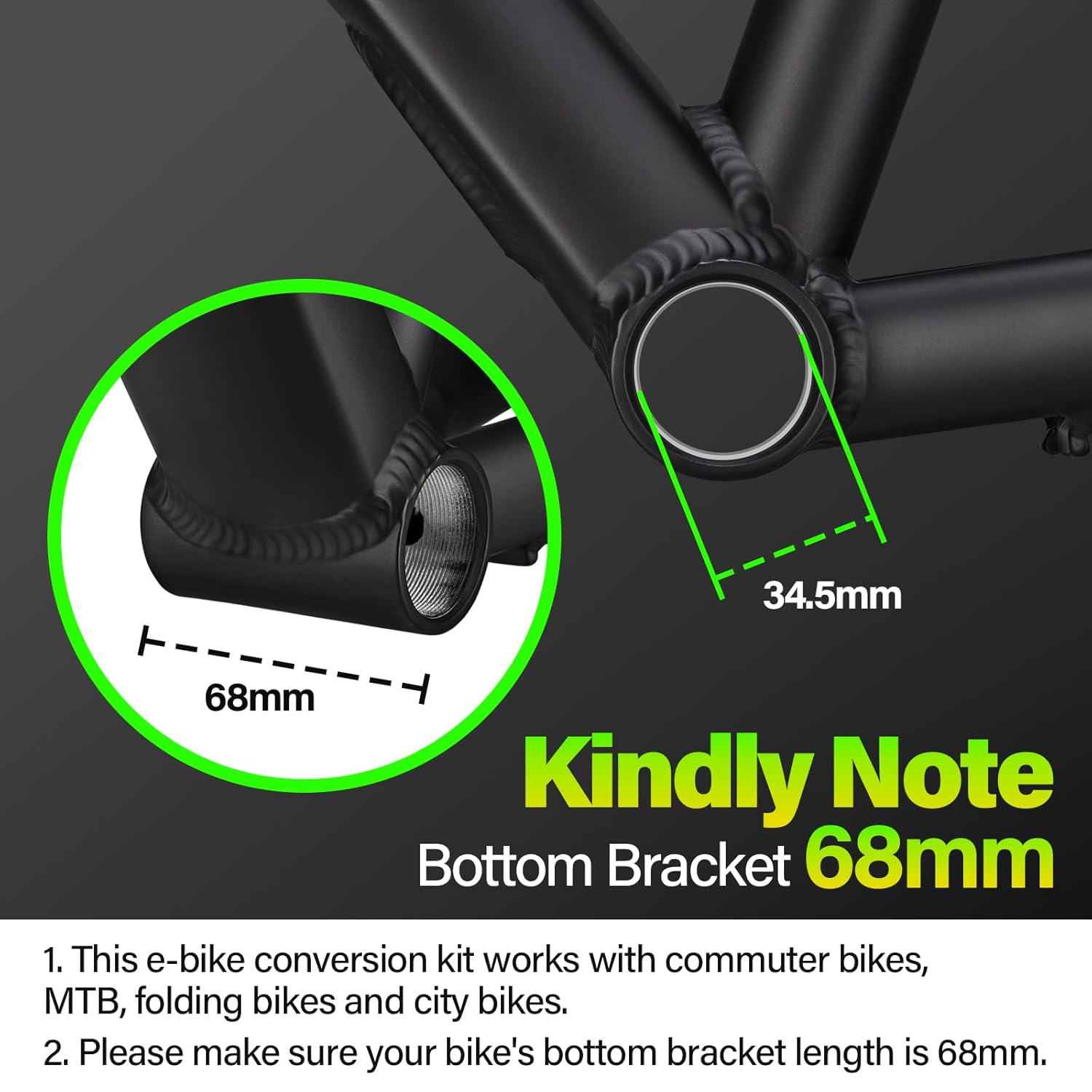 BAFANG 48V 750W Mid Drive Motor Kit with C18 Display, BBS01B BBS02B BBSHD Ebike Mid Motor Kits for 68mm Bottom Bracket Mountain Bike, Road Bike, Commuter Bike