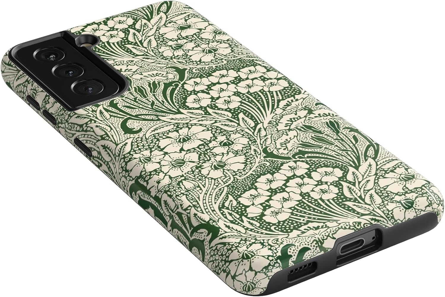 Casely Galaxy S21 Case | Mystic Meadow | Green Gardens | Essential Slim Dual-Layer Protective Design