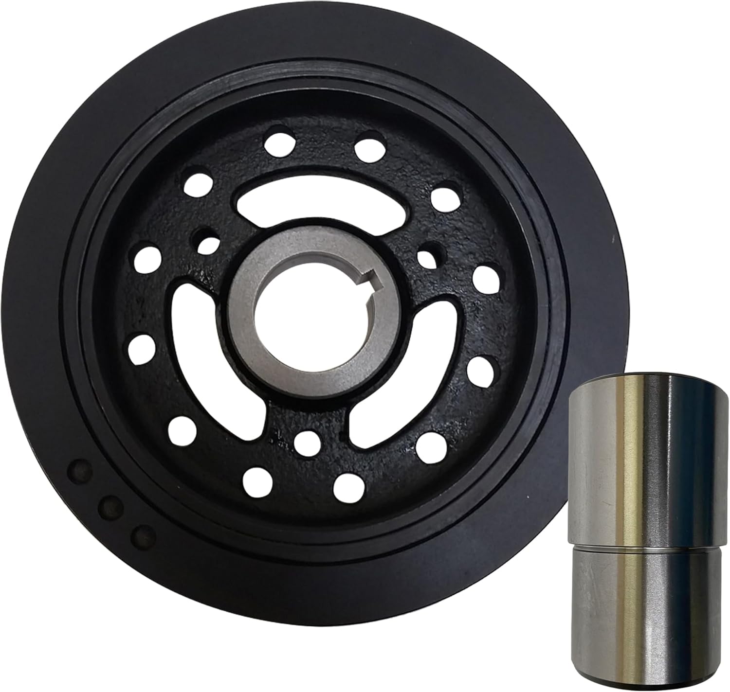 Heavy-Duty Harmonic Balancer with Crank Sleeve for FE Series Engines – Compatible with 352, 360, 390, 410, 427, 428 Models (1964-1978)