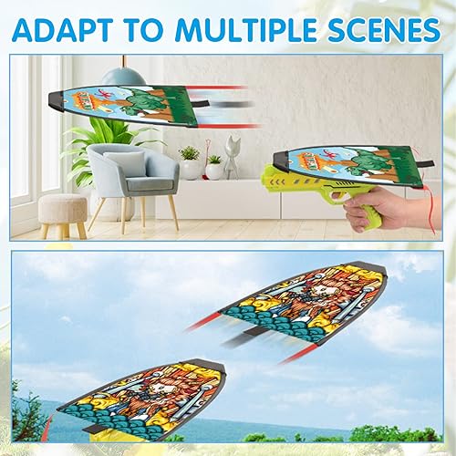 Miniatura 3 de 2023 Nuevos juguetes lanzadores de cometas, juego de juguetes de cometa con lanzador, juguete de playa, juguetes divertidos para exteriores, cometas