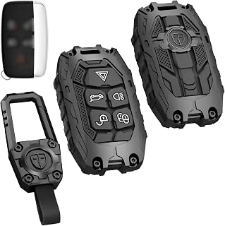 Key Fob Cover Case for Land Rover Discovery4 Discovery and for Jaguar F-Pace F-Type XE XF XFL XEL XJ Accessories (Model-A)