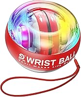 Vista 10 de Pelota de entrenamiento de muñeca, fortalecedor de muñeca giroscópico giroscópico para antebrazo, bola giroscópica para fortalecer brazos, dedos