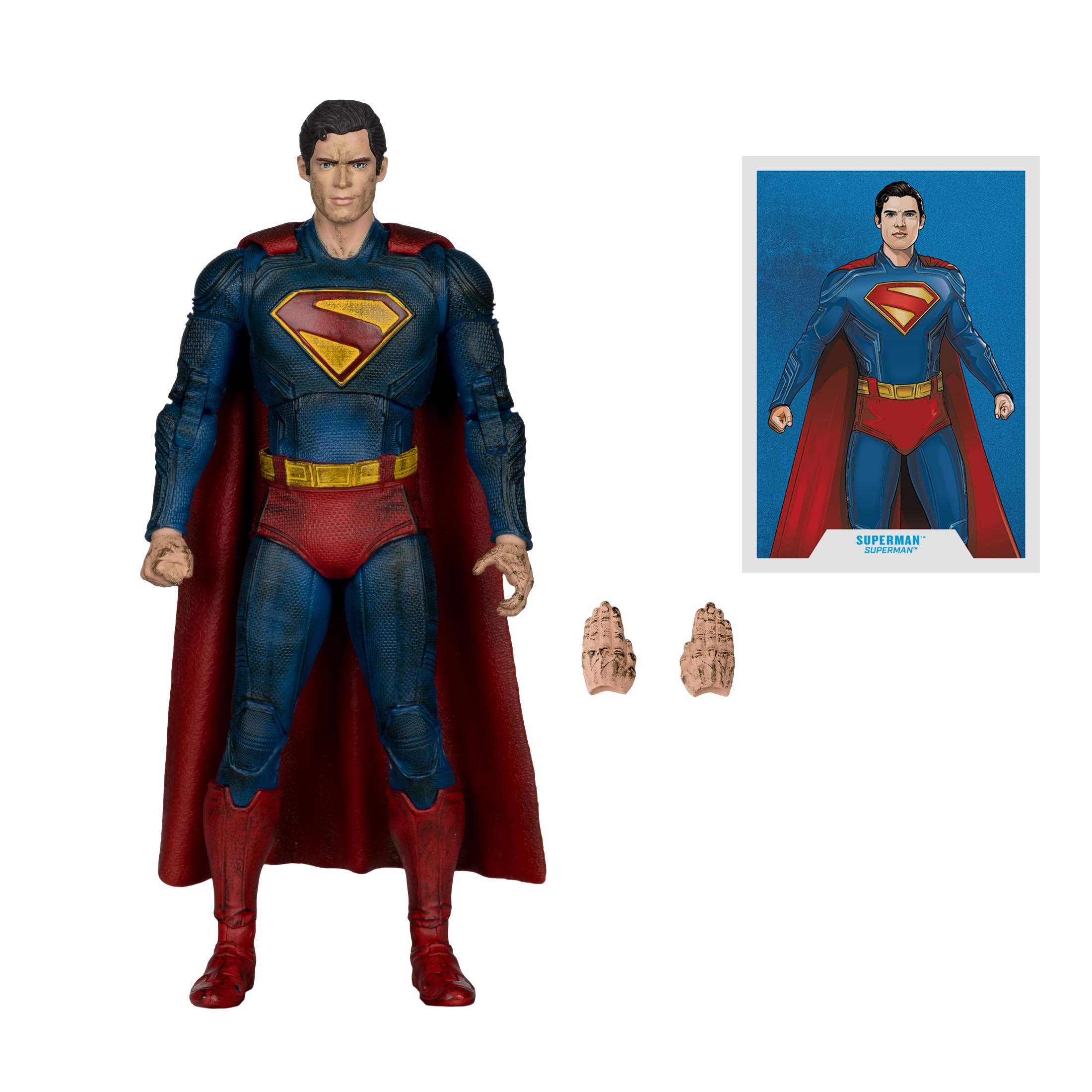 McFarlane Toys Superman (2025) DC Multiverse - Figura de acción de Superman (Battle Damaged) (Gold Label), 18 cm