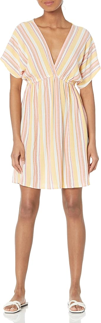 Angie Womens Angie Womens V-Neck Kimono Sleeve Dress