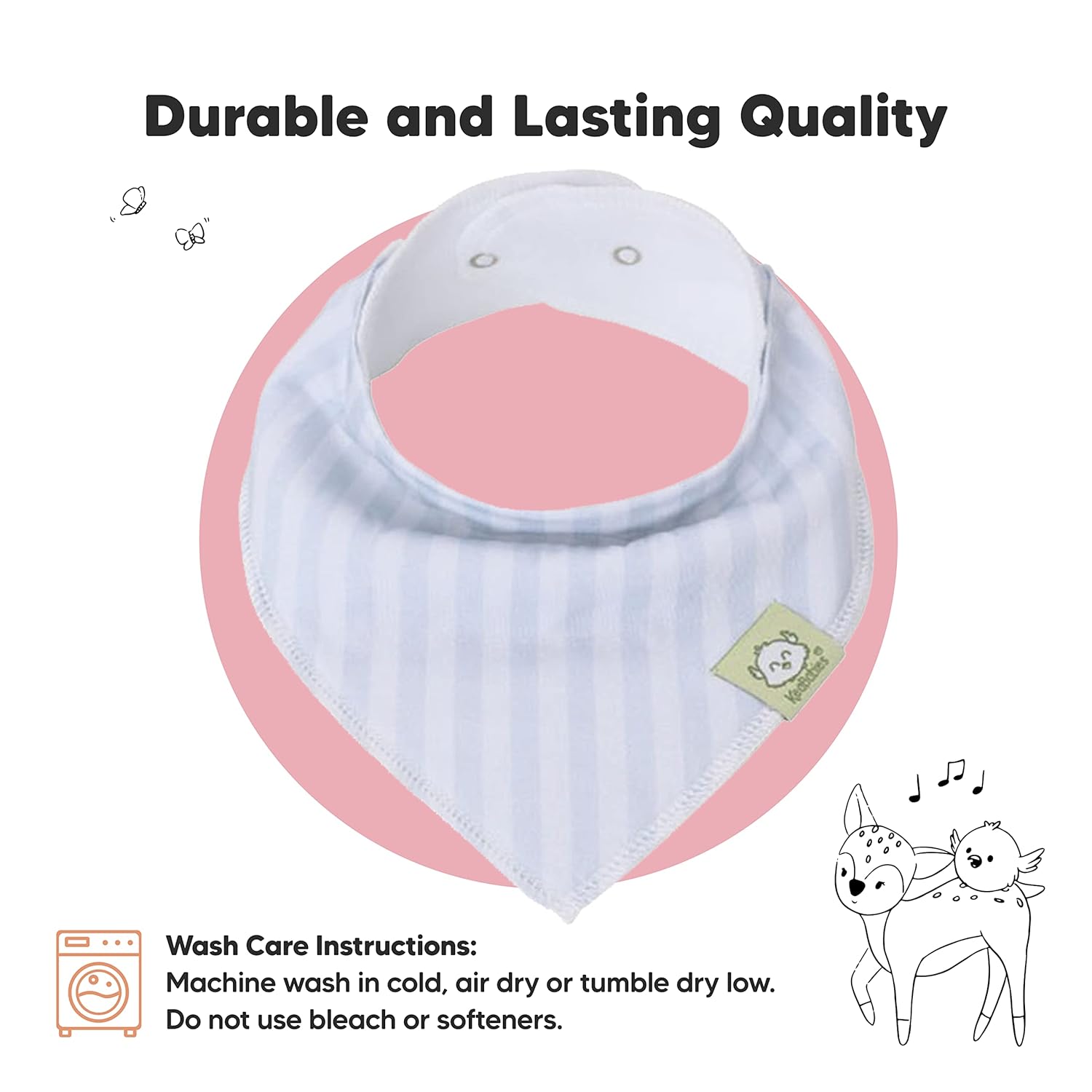 8-Pack Organic Baby Bandana Bibs for Boys, Girls - Super Absorbent Triangle Baby Bibs for Drooling and Teething Infant, 100% Cotton Extra Soft for Newborn, Infant 0-36 Months (Constellation) - Image 6