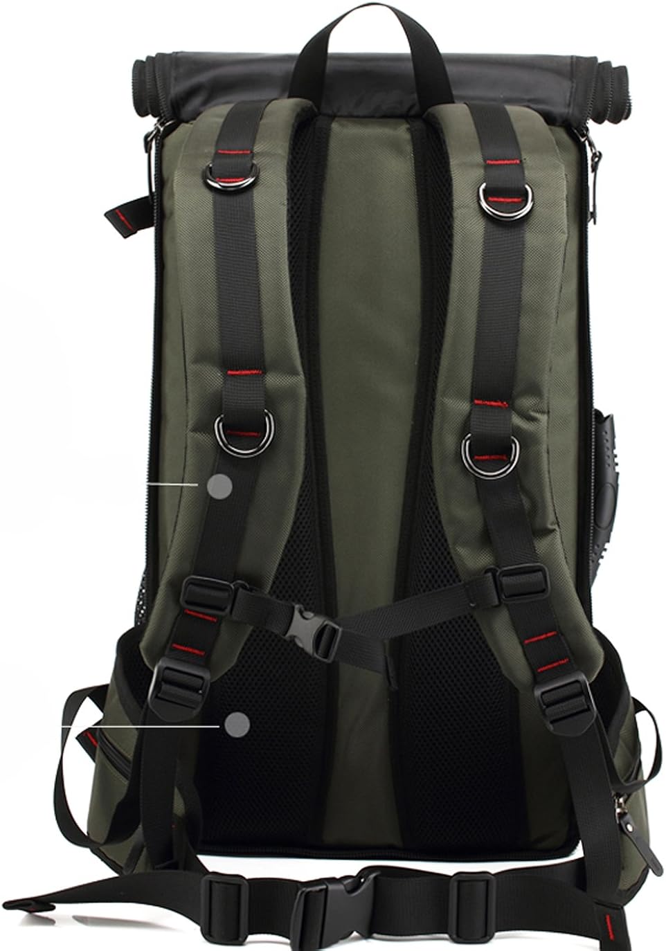 Exclusive Special SUNWIN Large Travel Backpack Latop Bag Knapsack 40L Hiking Camping Bag Waterproof BackpackFor 17 Inch Laptop (Army Green)