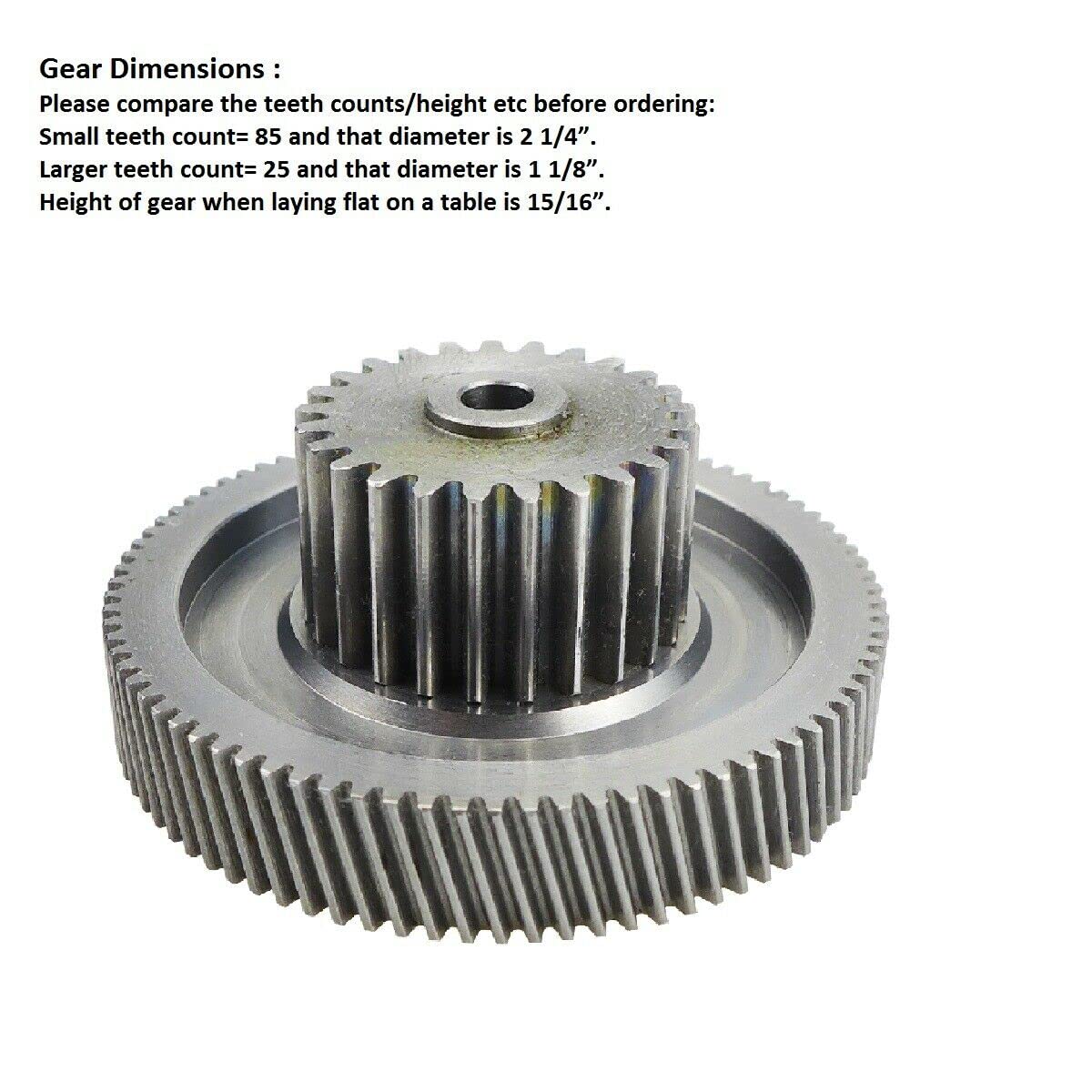 014-191072 RV Slide Out Motor Gear, 18:1 Ratio - Replacement for Lippert/Tuson/Venture Actuators 014-191072 & 014-132682 - Compatible with RV Camper Trailer Motor Gearbox