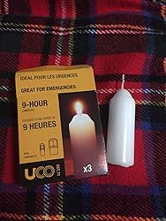 UCO 9-Stunden Kerzen - 3er Pack Ersatzkerzen Für Laternen & Laternen