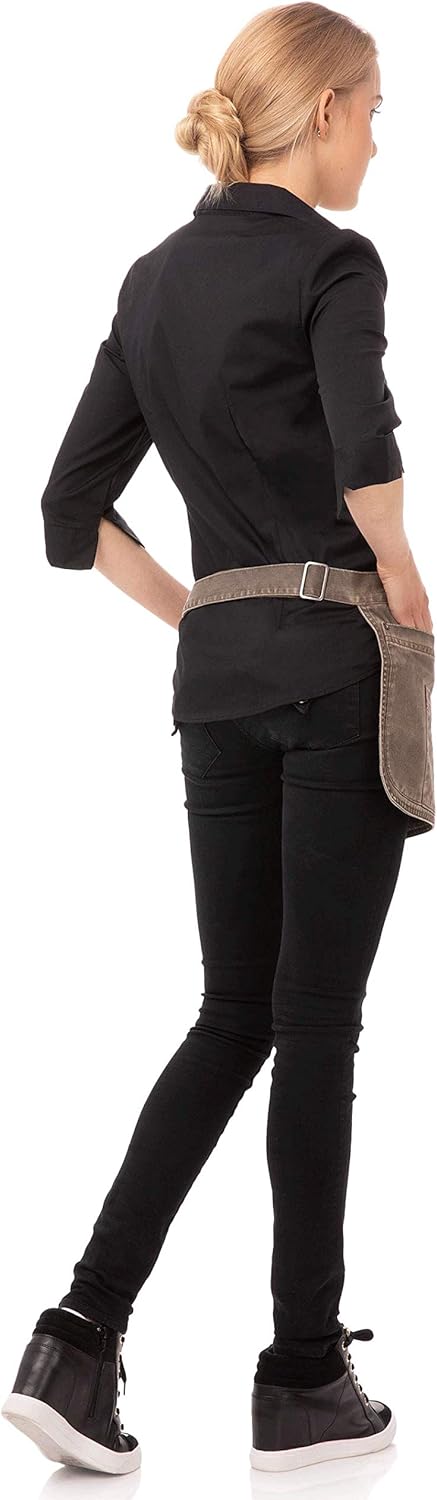 Chef Works Unisex Indy Hipster Apron, Earth Brown One Size: Clothing