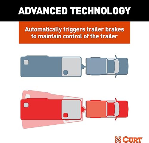 Miniatura 5 de CURT 51202 True Course Advanced Bluetooth Trailer Sistema de control de balanceo