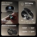 Fire-Boltt Phoenix Pro Round Smart Watch 1.39" HD Display with Bluetooth Calling, AI Voice Assistant, SpO2 & Heart Rate Monitor, 120+ Sports Modes, IP67 Waterproof Smartwatch for Men & Women - Black gallery image