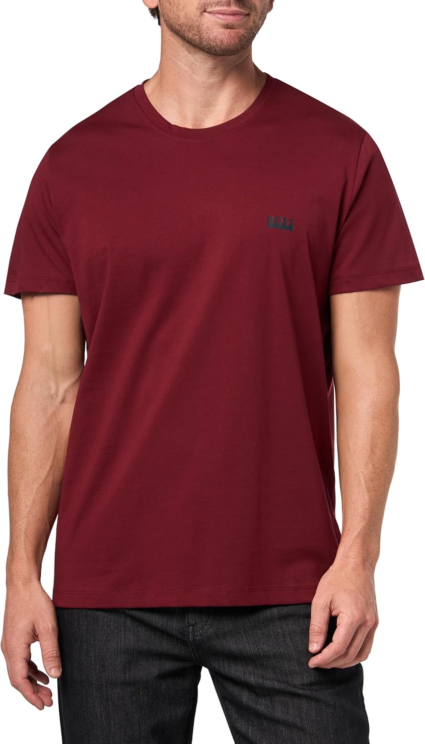 BOSS Mens Bold Logo 365 Cotton Stretch T-Shirt