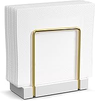 Vista 20 de Servilletero para mesa, dispensador de servilletas de pie de hierro de madera para mesa de comedor, granja, cóctel, picnic, soportes de madera