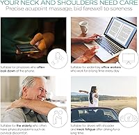 Vista 3 de VOYOR Neck Massager Shiatsu Deep Tissue Dual Trigger Point Shoulder Massager for Pain Relief, Ergonomic Handle Design, Lightweight & Portable MS110