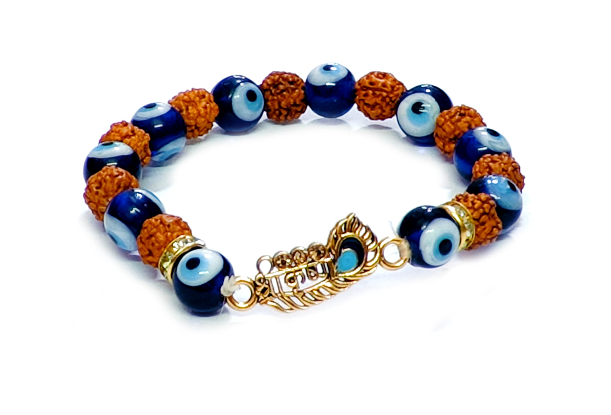 ASTROGHAR Shri Krishna Ji Evil Eye Lucky Charm Rudraksh Bracelet Bracelet (B0D76NGZPD) Amazon Price History, Amazon Price Tracker