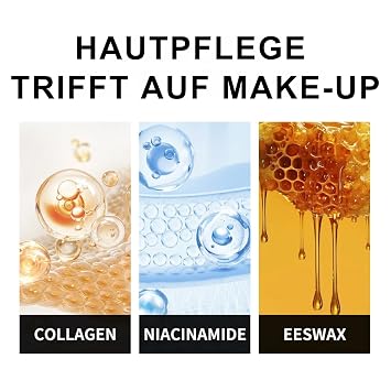 Colour Changing Foundation Stick with Brush Moisturising Colour-Changing Makeup Cover Cream Korean Make-Up V Foundation Stick Full To Medium Coverage for All Skin Types (#3 Nature)