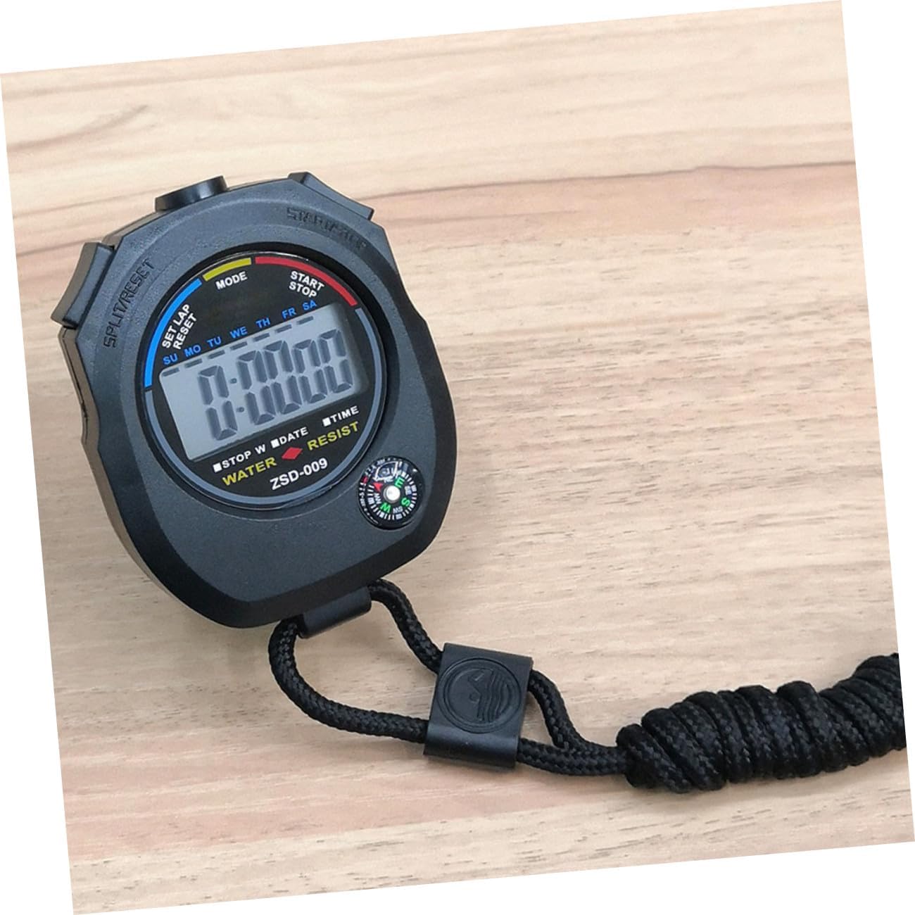 6Pcs Electronic Match Stopwatch Training Timer Lightweight Portable Professional Timer for Racing Running Swimming Horse Racing