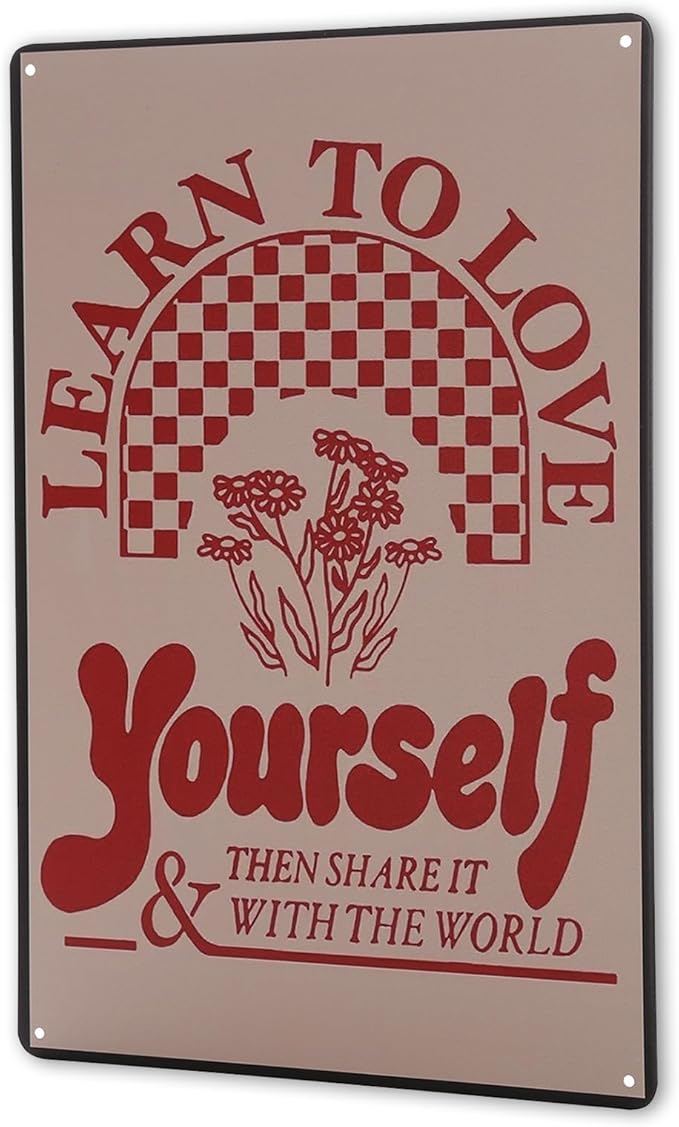 Room Decor Aesthetic Wall Decor Learn to Love Yourself