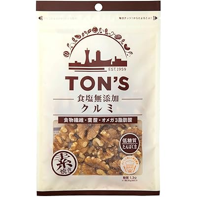 東洋ナッツ食品 食塩無添加クルミ 95g×10袋