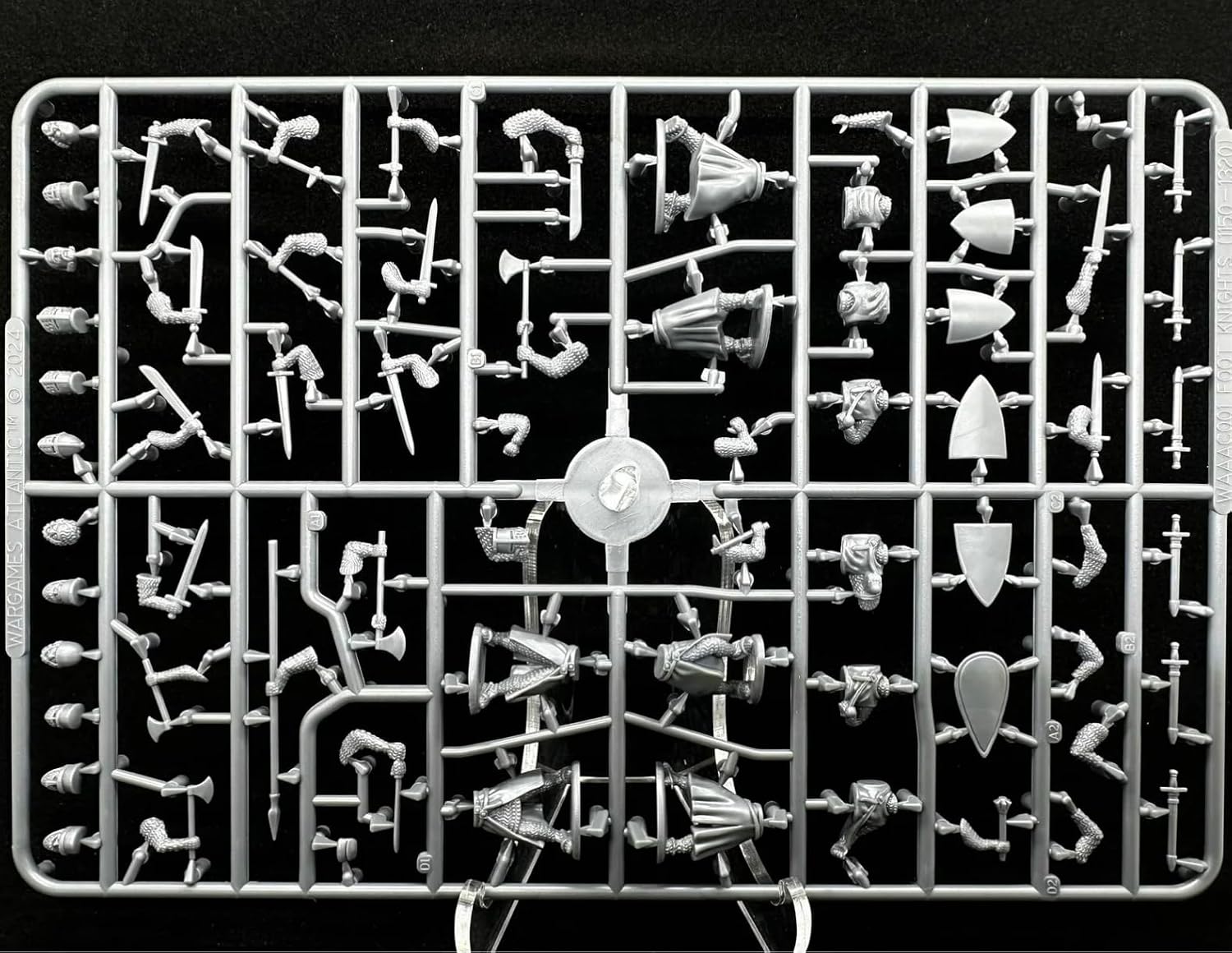 Wargames Atlantic, The Age of Chivalry, Foot Knights (1150-1320), 28MM Scale Miniatures