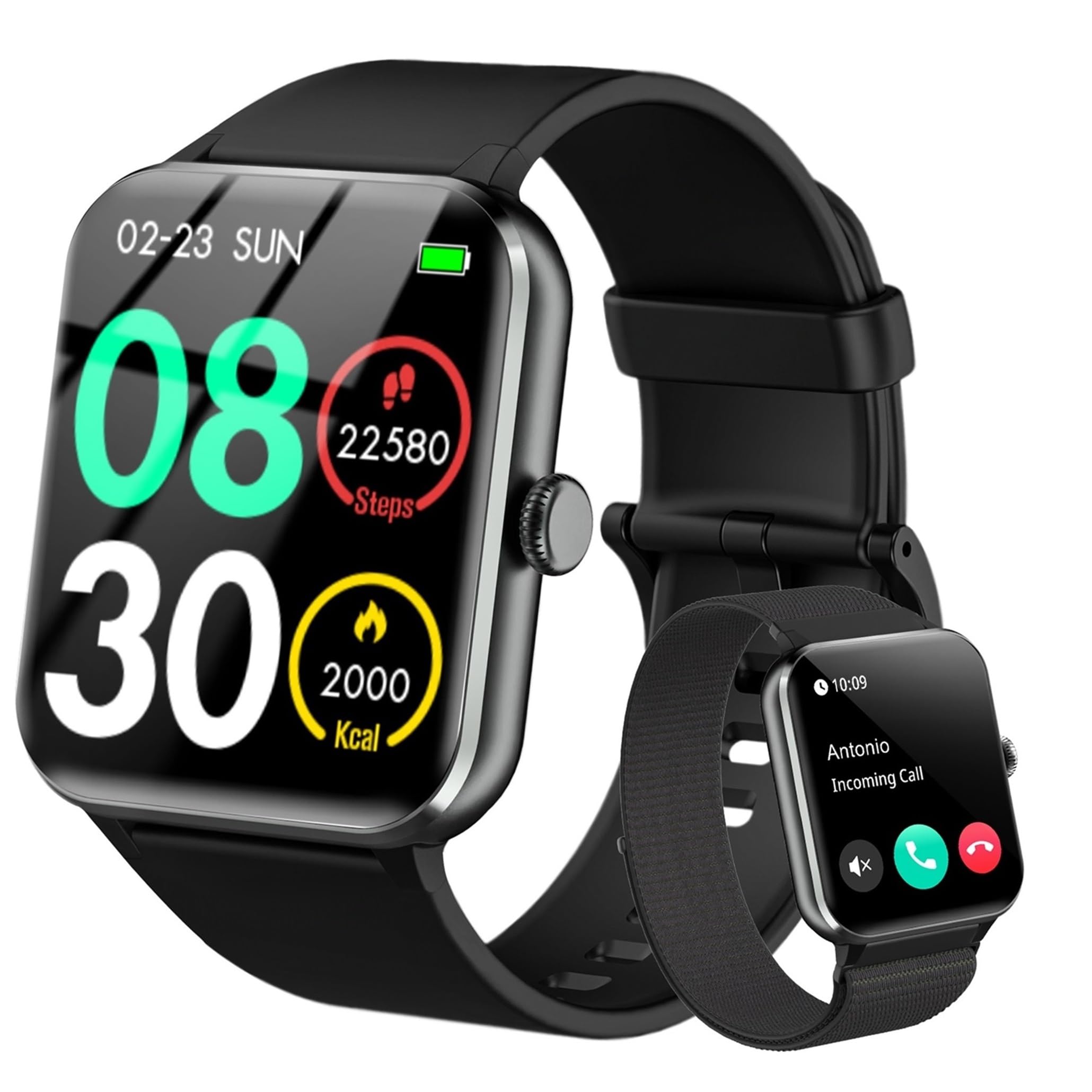 Amazon.com: Smart Watch for Men， Fitness Tracker 1.69 