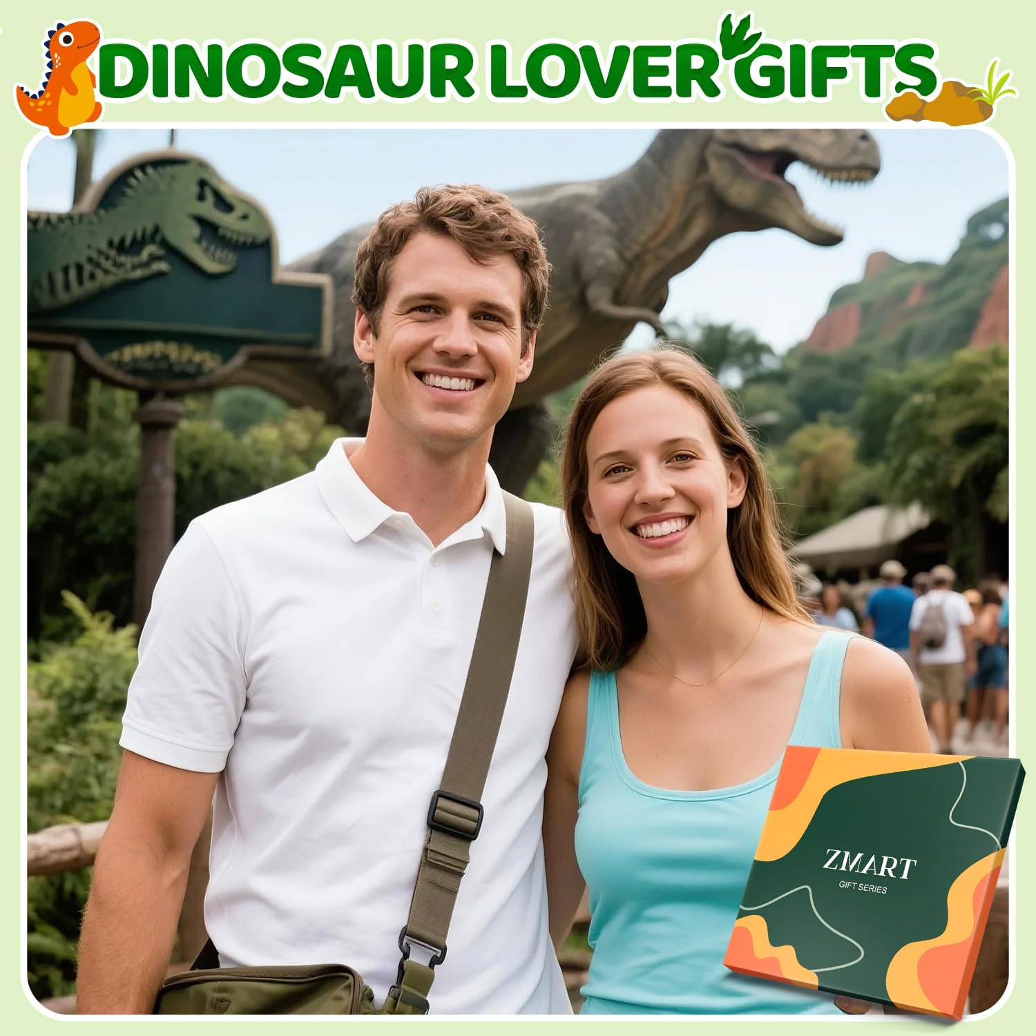 Zmart Funny Dino Socks for Adults - Novelty Dinosaur Gifts for Dinosaur Lovers Women Men - Image 7