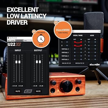 ESI U22 XT cosMik Set Professionelles Aufnahmestudio