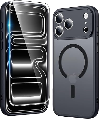 Miniatura 76 de Fntcase Funda para iPhone 15 Plus y 14 Plus de 6.7 pulgadas, magnética, a prueba de golpes de grado militar, antiamarilleo, delgada, protectora