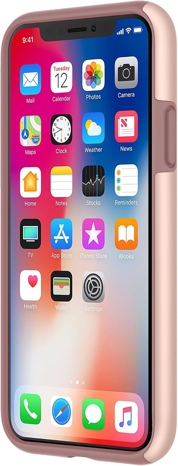 Incipio IPH-1629-RGD Apple iPhone X DualPro Case - Iridescent Rose Gold