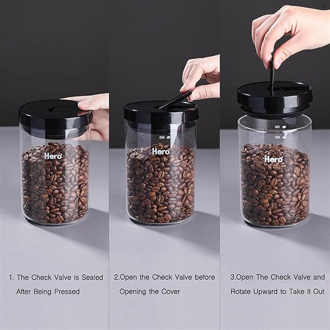 Frasco de Vidrio para Café con Cierre Hermético miniatura 7