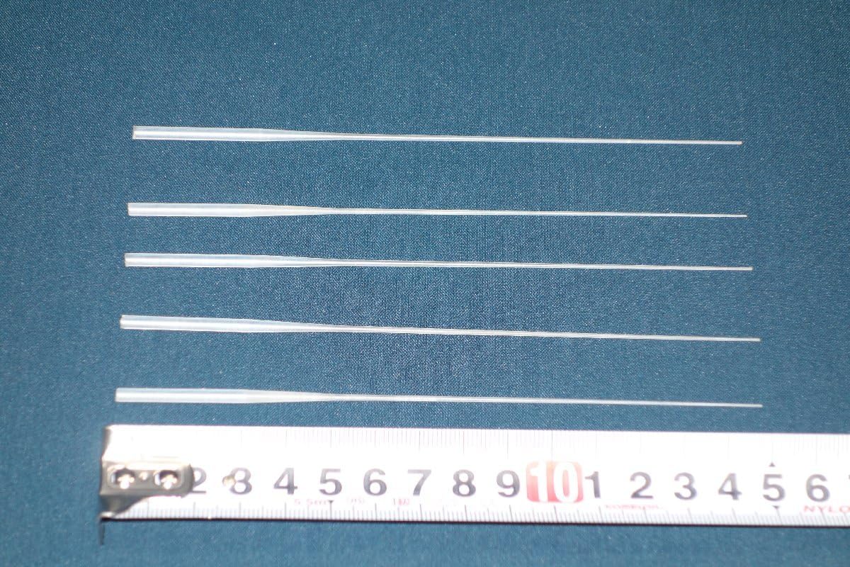 Amazon.co.jp: ワカサギ用ホスボン穂先素材15㎝5本 長期 wk07